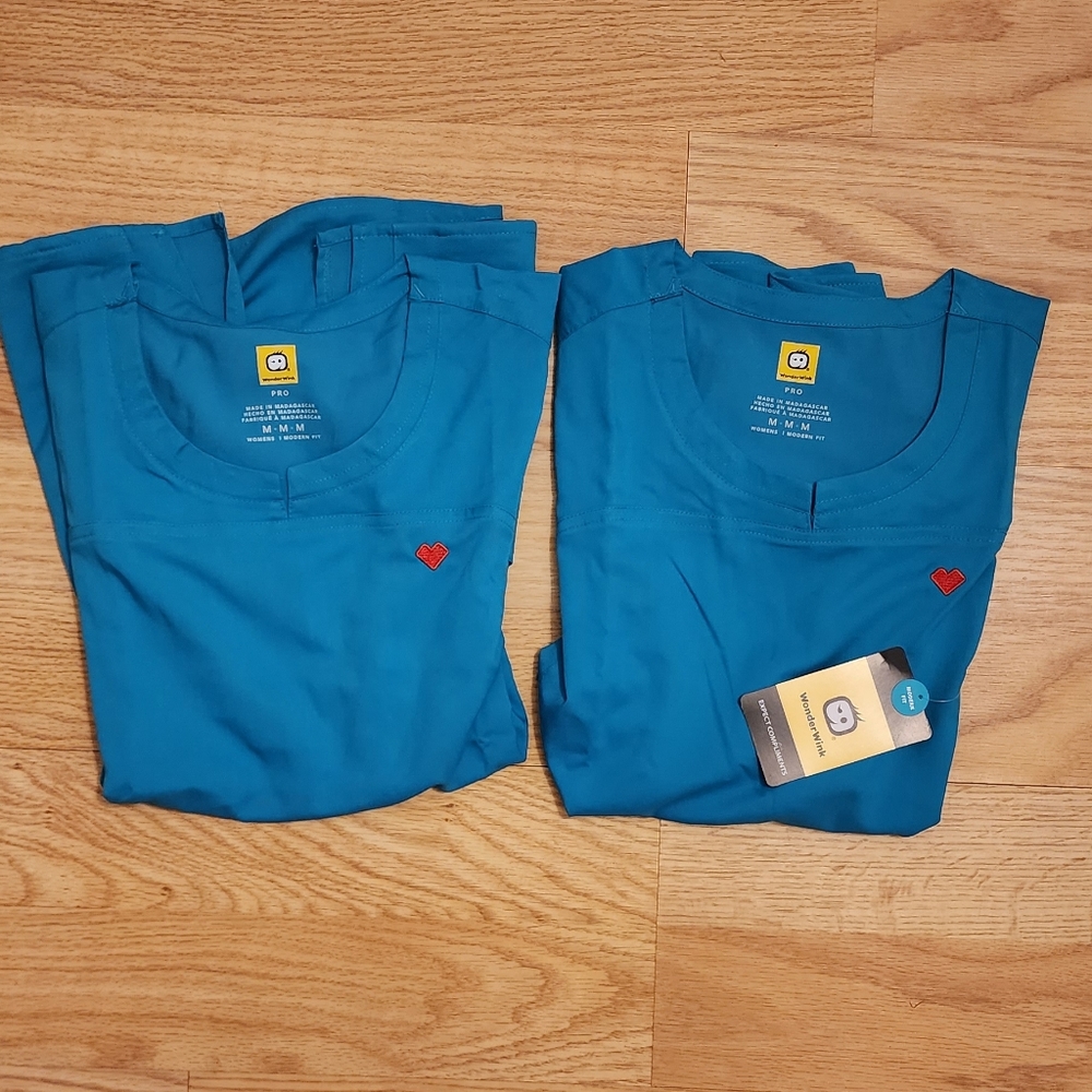 Wonderwink PRO Teal Scrub tops